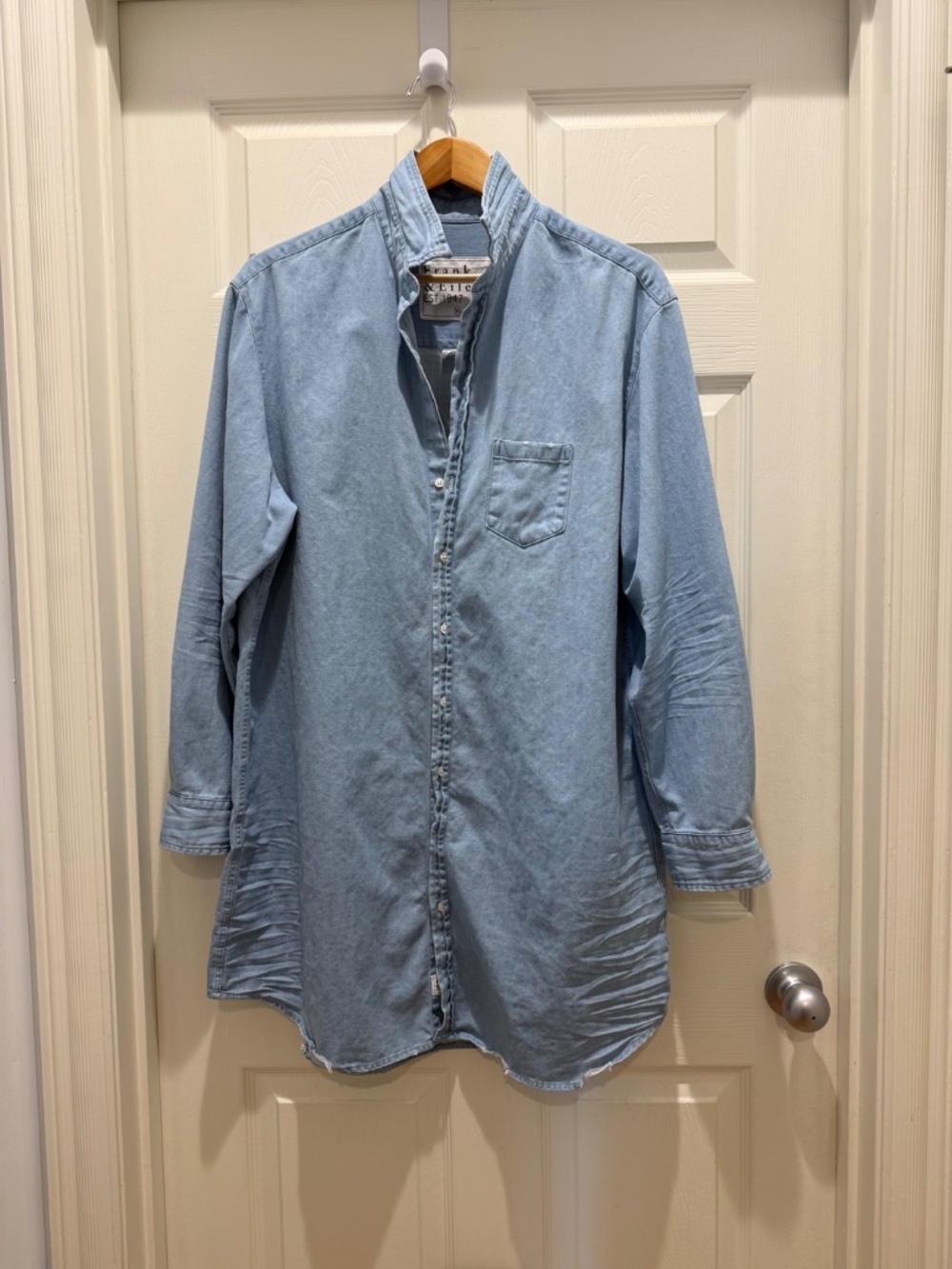 Frank & Eileen Mary Classic Shirtdress Blue Denim XL